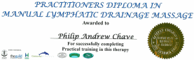 Phil is a Fully Qualified Manual Lymph Drainage Practitioner